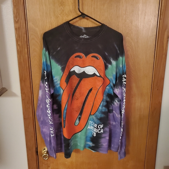 Rolling Stones Tongue Tee (faded to have a more vintage look) - Picture 2 of 4